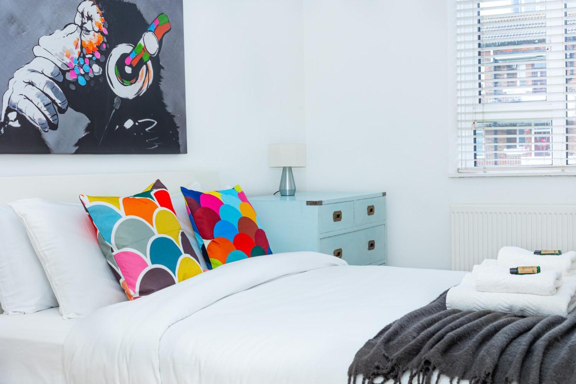Bright Modern 1 Bedroom Flat, 5 Min To Vauxhall St Londýn Exteriér fotografie