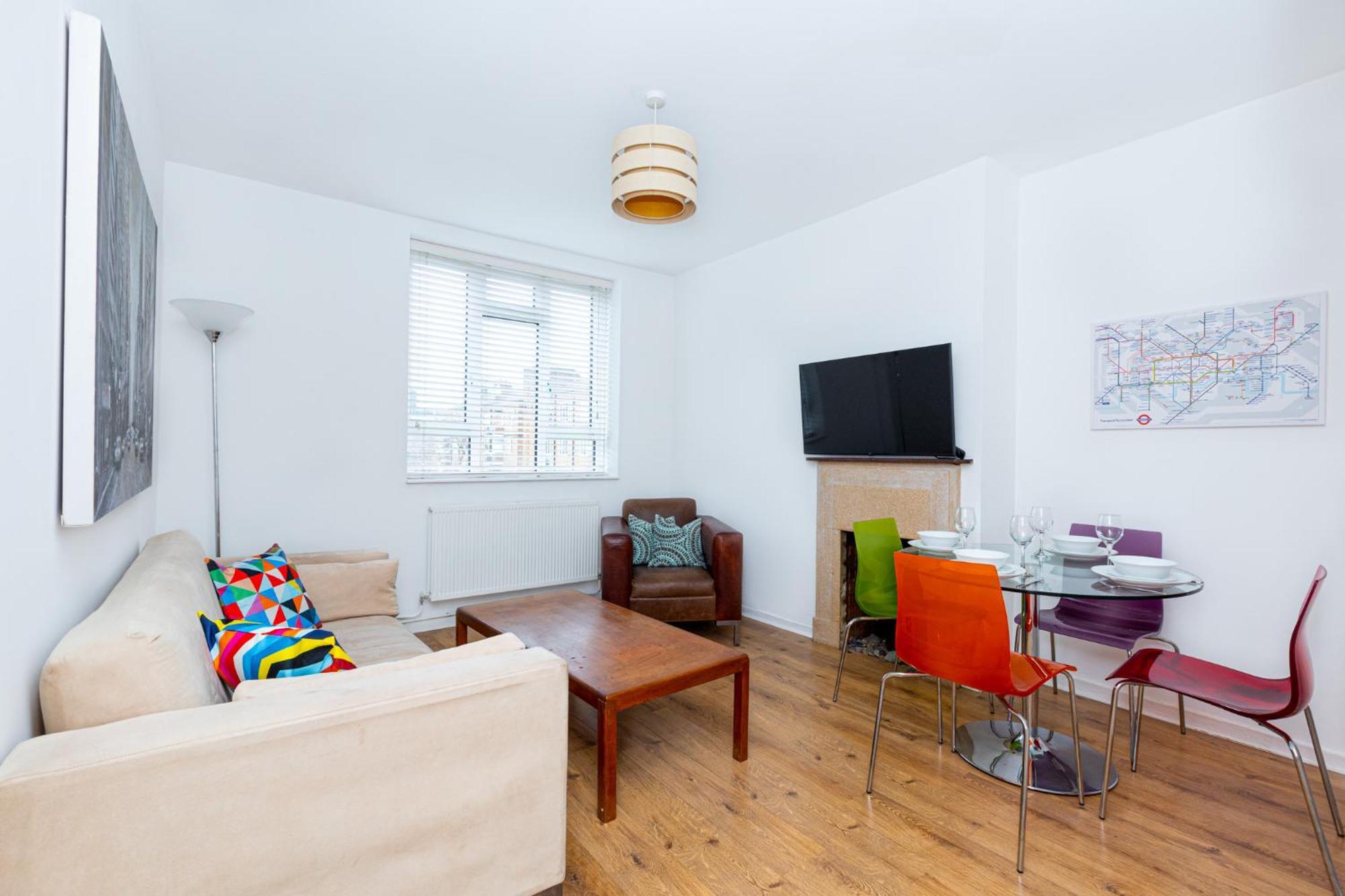 Bright Modern 1 Bedroom Flat, 5 Min To Vauxhall St Londýn Exteriér fotografie