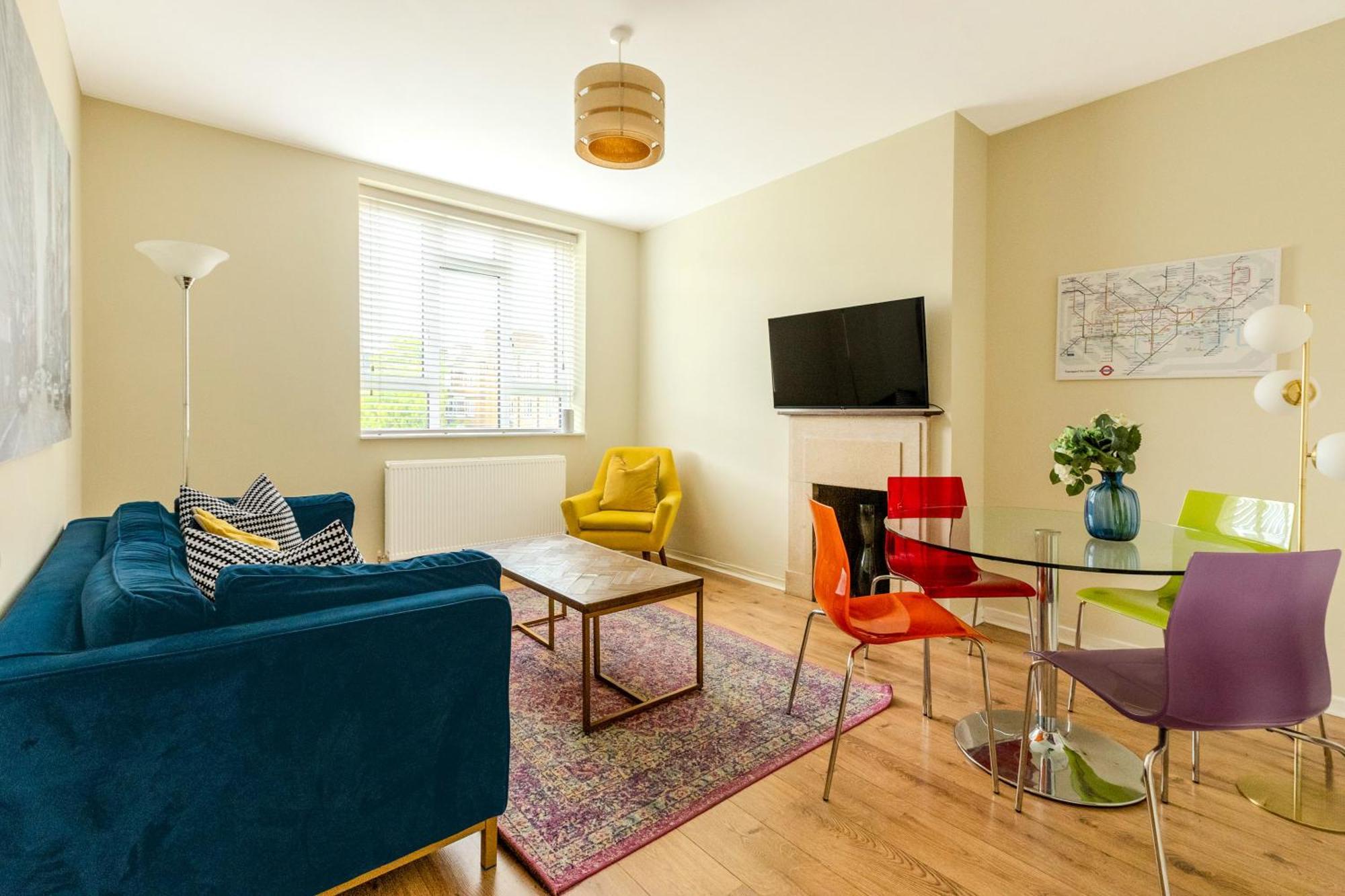 Bright Modern 1 Bedroom Flat, 5 Min To Vauxhall St Londýn Exteriér fotografie