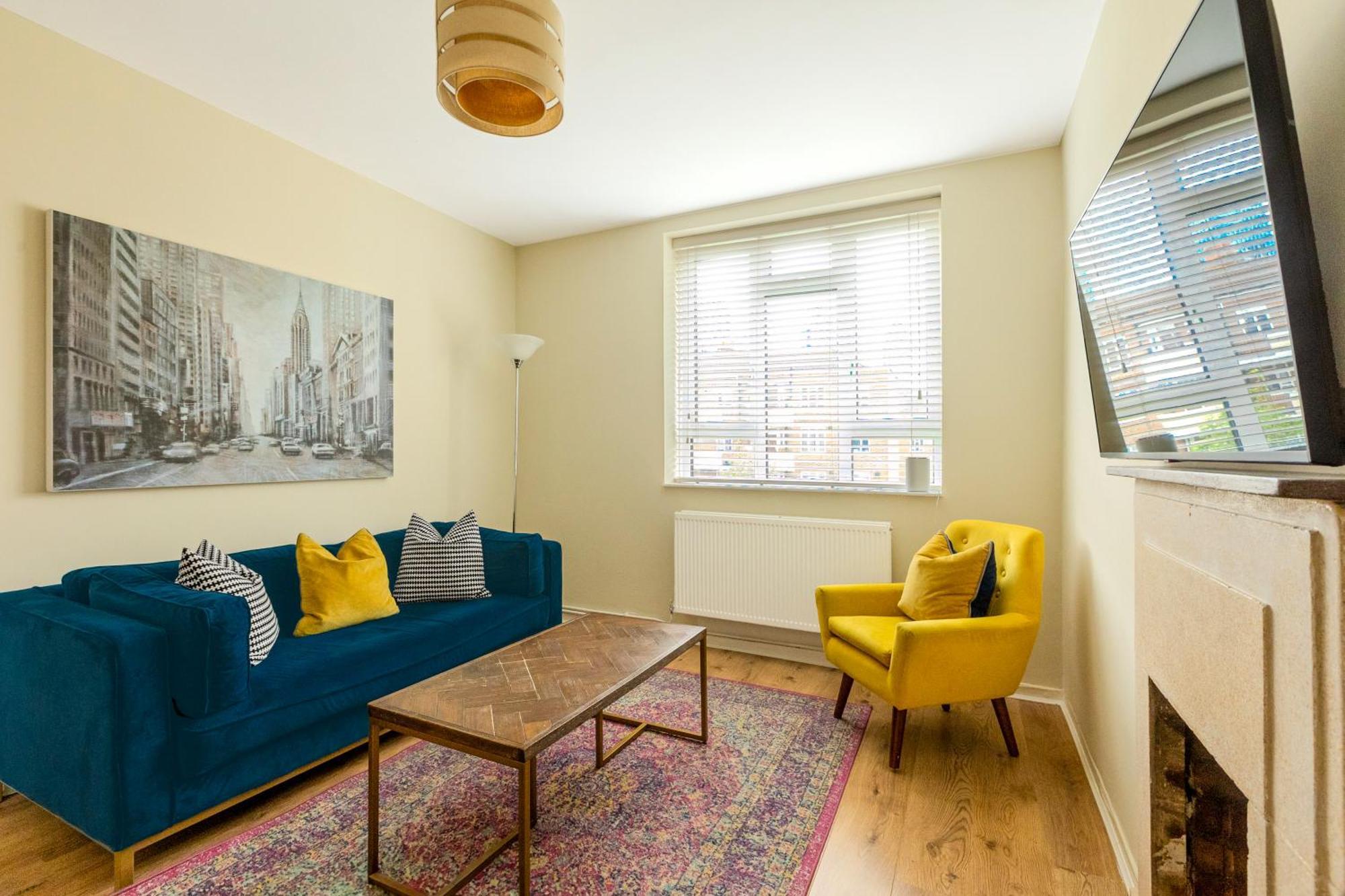 Bright Modern 1 Bedroom Flat, 5 Min To Vauxhall St Londýn Exteriér fotografie